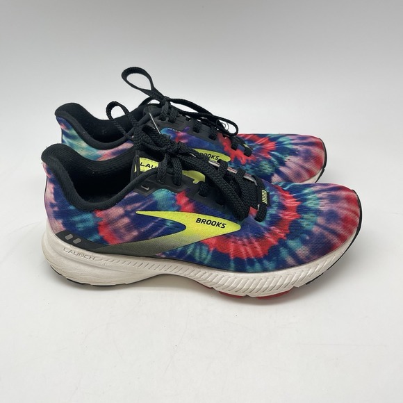 Brooks Sneakers Womens 6.5 B Launch 8 1203451B011 Rainbow Gym Running Shoes - Picture 1 of 10